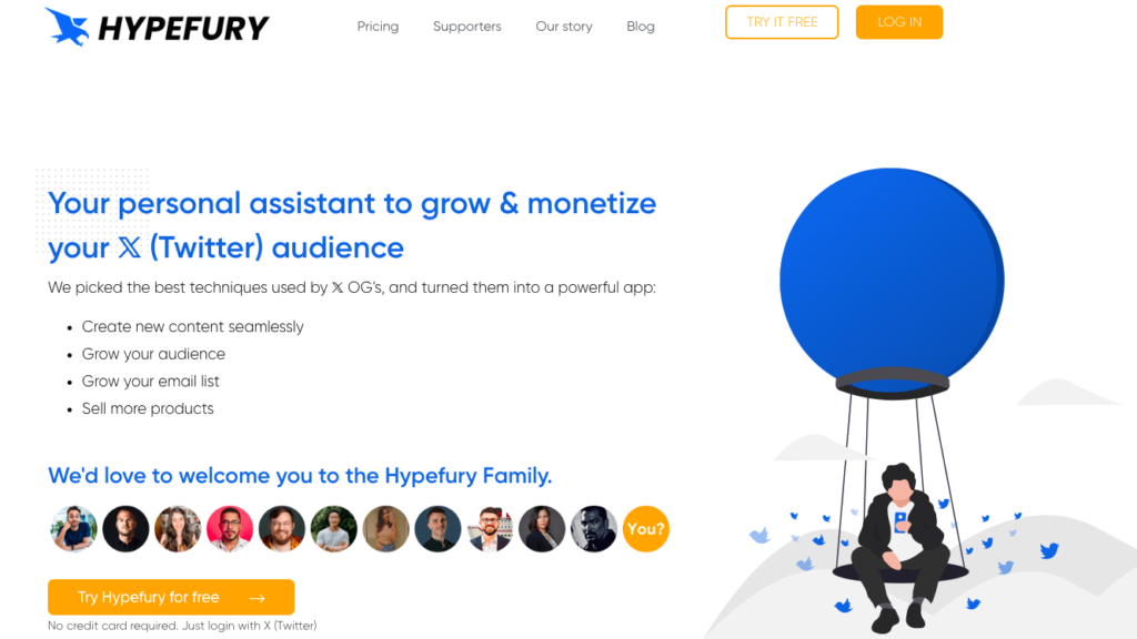 Hypefury - AI Twitter Assistant to Grow & monetize your 𝕏 (Twitter) audience